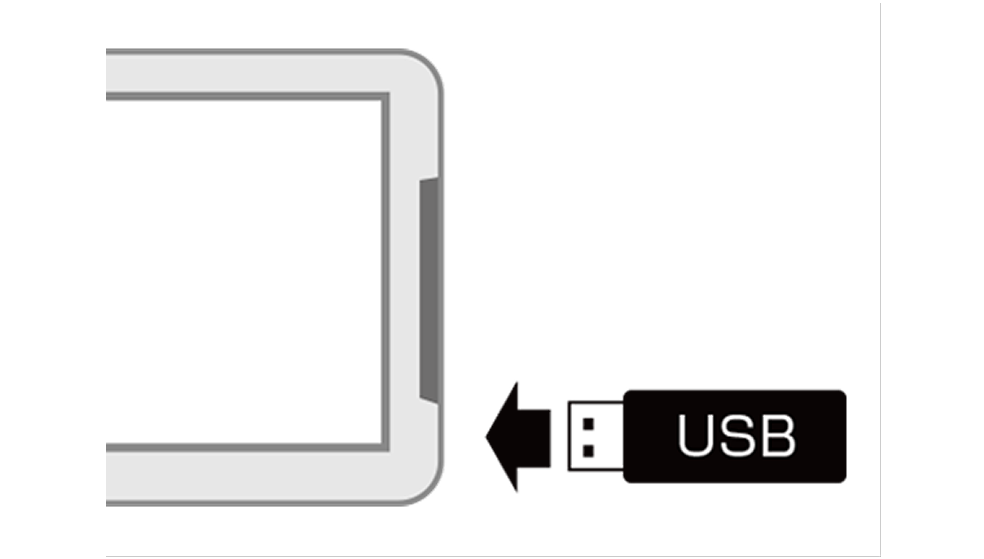 メモリ内蔵で簡単運用